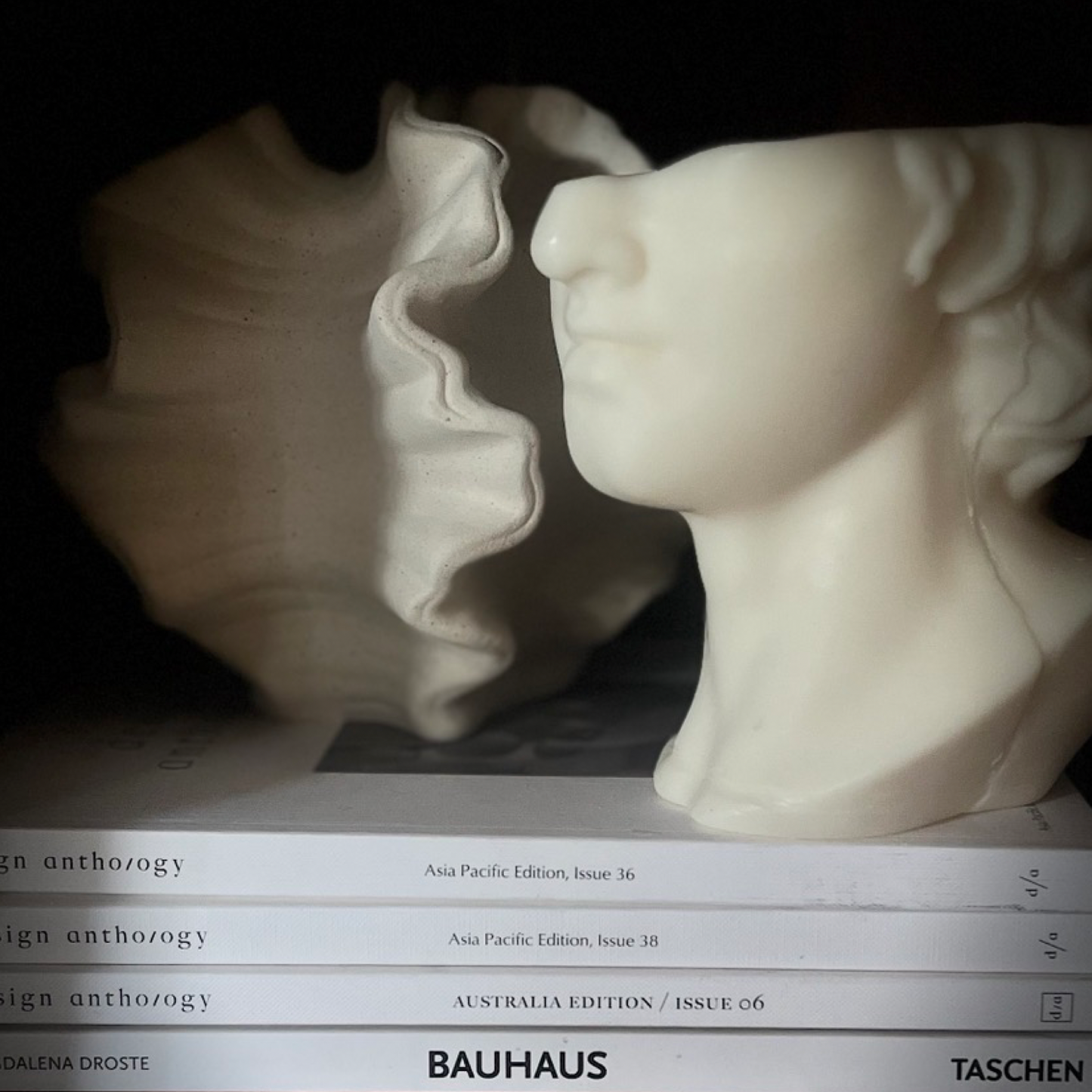 Fragmentary Colossal Bust Candle