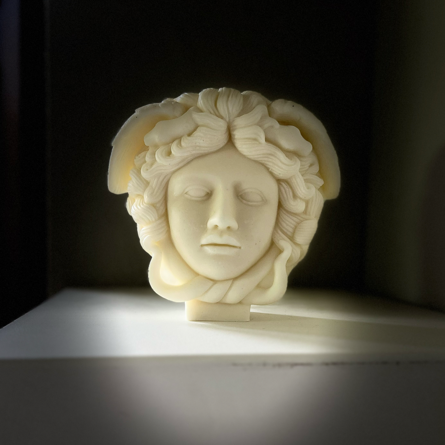 Medusa Bust Soy Candle