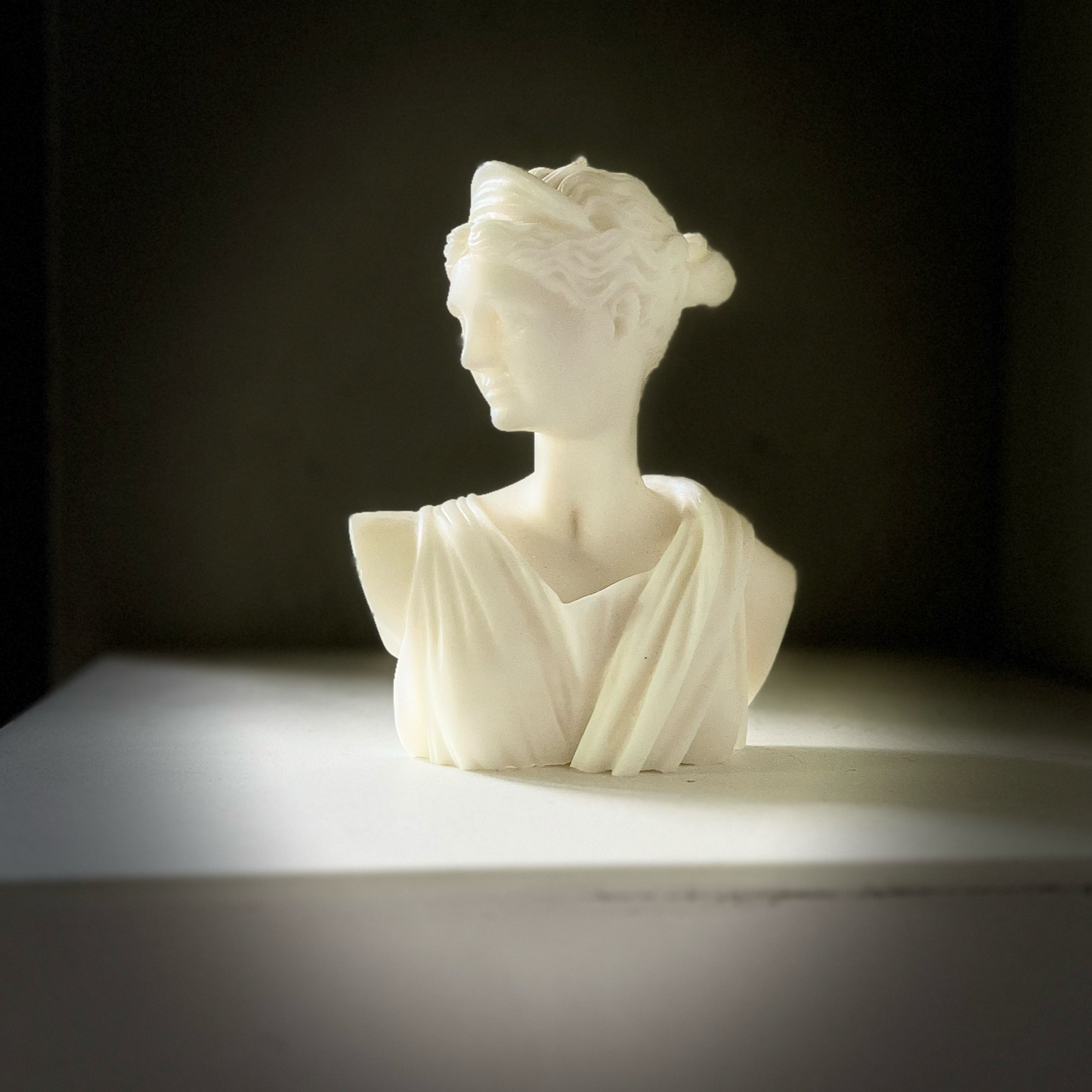 Artemis Bust Candle