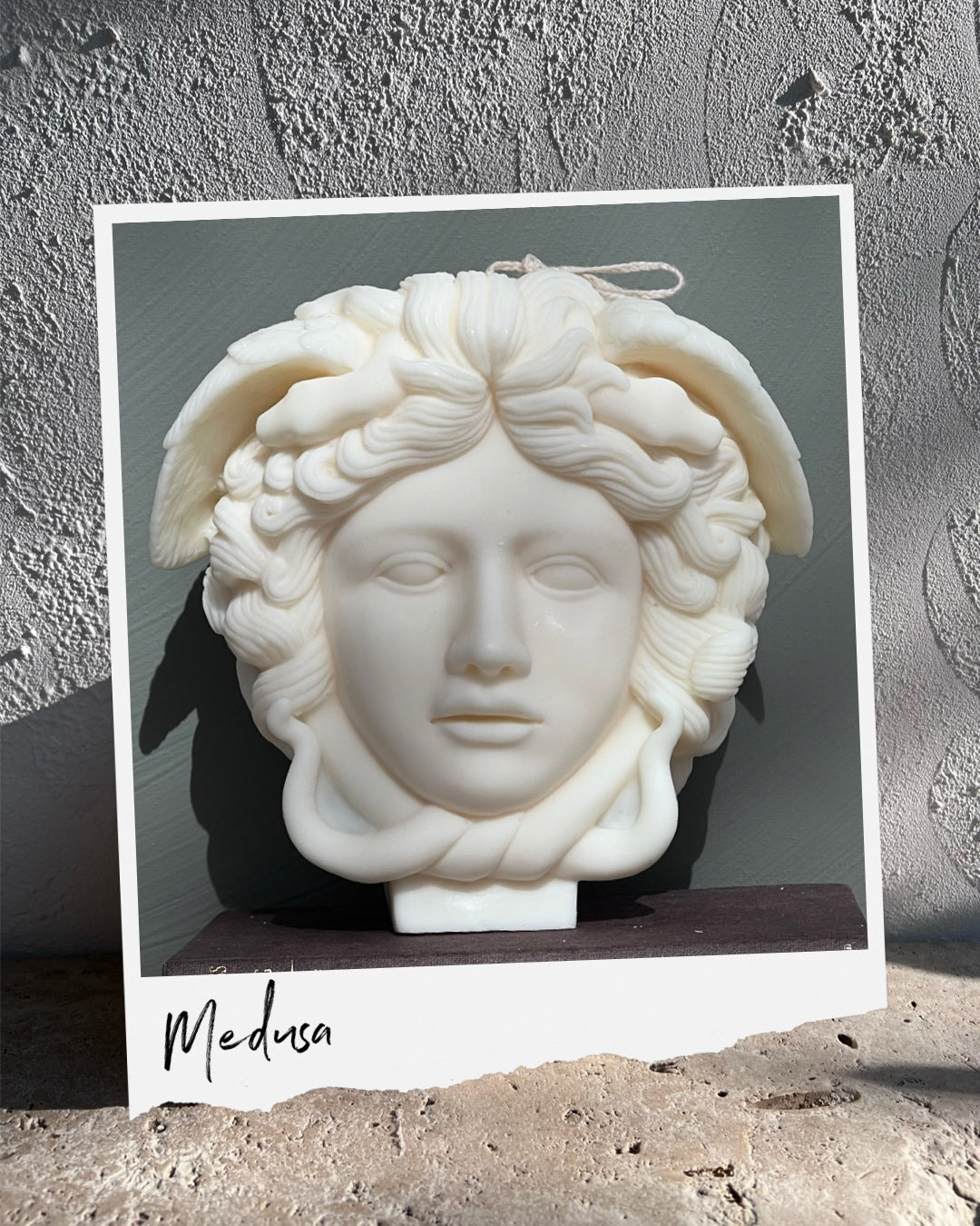 Medusa Bust Soy Candle