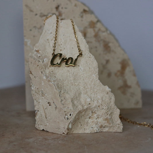 Croí Necklace | Meaning Heart