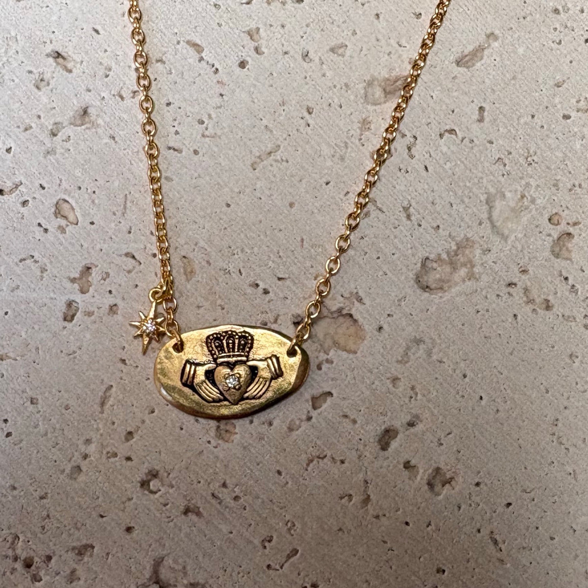 Claddagh Necklace | Sterling Silver