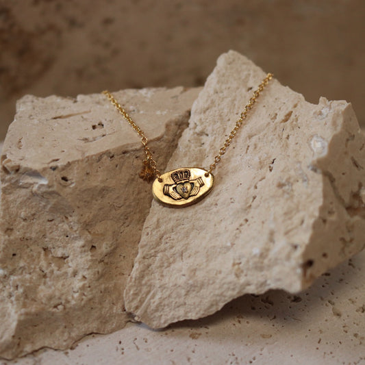 Claddagh Necklace | Sterling Silver