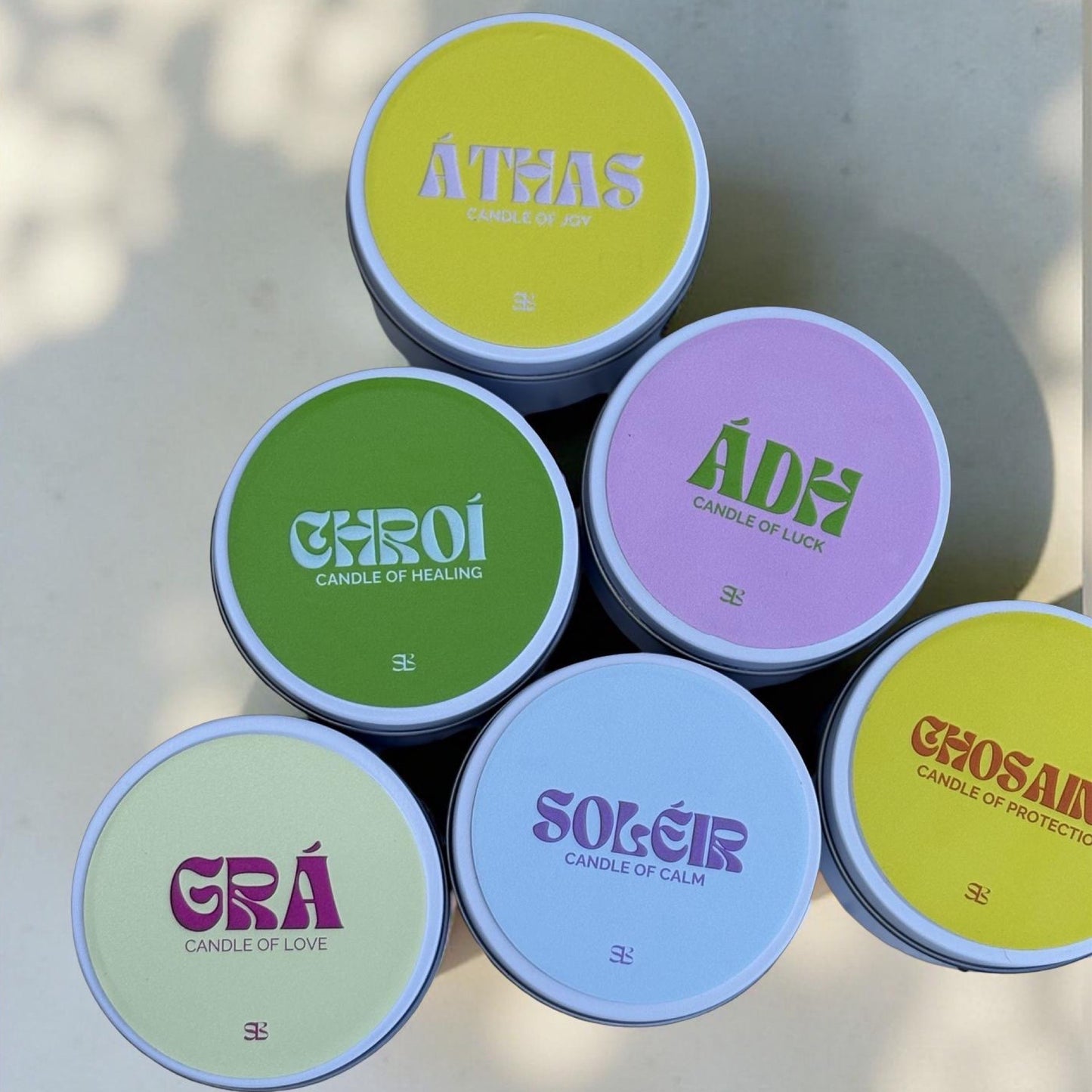 Chosaint | Gaeilge Candle Tin of Protection